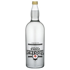 Trojka Vodka Pure Grain (weiss) 450 cl
