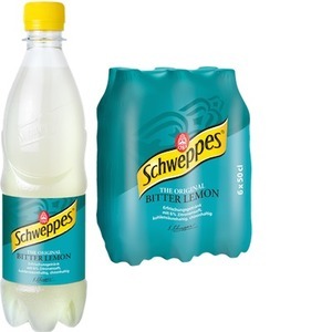 Schweppes Bitter Lemon 50 cl PET EW (6-Pack)