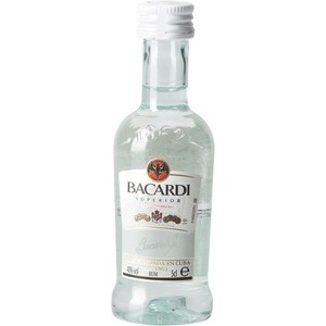 Rum Bacardi Carta Blanca (weiss) Superior 5 cl Portion