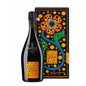 Champagne Veuve Clicquot La Grande Dame Brut Geschenkbox Künstlerflasche Yayoi Kusama (ausverkauft)