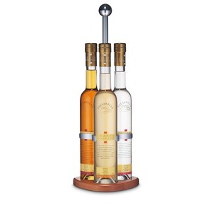 Grappa Traggestell mit 3 Grappa Paesanella Brunello/Amarone/Chardonnay