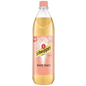 Schweppes White Peach 100 cl PET (Pfand -.50 / Fl. + 5.-- / Har.)
