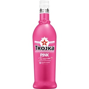 Trojka Pink Vodka Liqueur Erdbeer/Cranberry