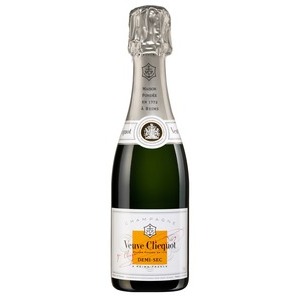 Champagne Veuve Clicquot demi-sec 37.5 cl