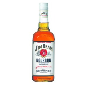 Jim Beam White Label Straight Bourbon Whiskey