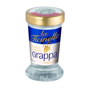 Grappa La Ticinella Portion 2 cl Trinkglas