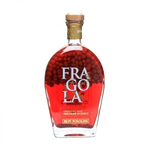 Fragola Likör auf Grappa-Basis mit wilden Walderdbeeren Bepi Tosolini