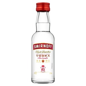 Vodka Smirnoff weiss 5 cl (solange Vorrat, kein neues Lieferdatum bekannt)